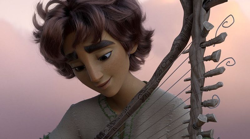 david movie - david plays a stringed instrument